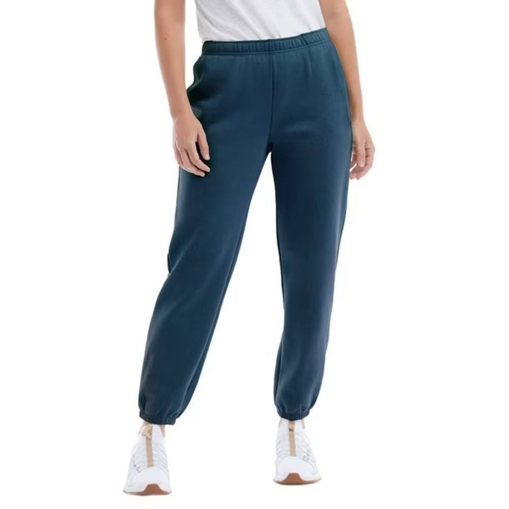 Champion Teal Jogger Sweatpants Elastic Waist Athleisure 2XL